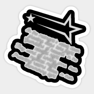 falling star Sticker